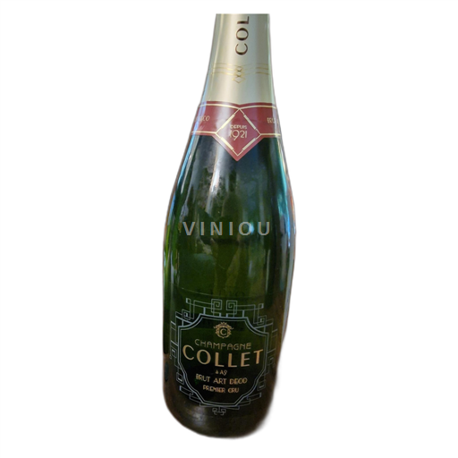 Champaña Champán Collet Art deco premier cru Sin añada