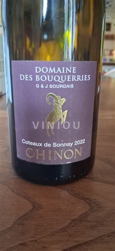 Loire Valley Chinon Domaine Des Bouquerries 2022