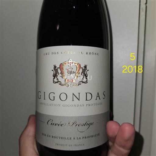 Rhônen laakso Gigondas Cuvée Prestige 2018