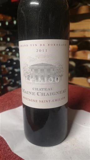 Burdeos Montagne-Saint-Émilion Château Maine Chaigneau 2011