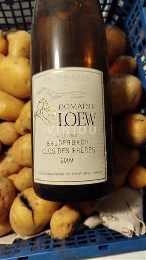 Alsace Grand Cru Domaine Loew Bruderbach Clos des Frères 2009