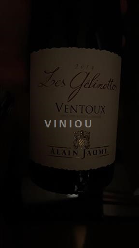 Rhônedalen Ventoux Alain Jaume Les Gélinottes 2014