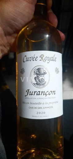 Jugozahod Jurançon Cave de Gan Jurançon Royale 2020