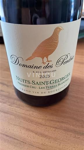 Bourgondië Nuits-saint-georges Premier Cru Domaine Des Perdrix Les Terres Blanches 2018