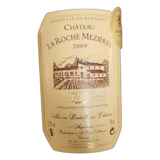 Bordeaux Castillon-côtes-de-bordeaux Château La Roche Mazières 2009
