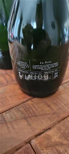 Champaña Champán Bruneaux Thomas La Perle Sin añada