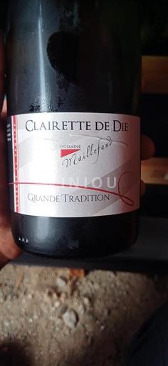 Rona dolina Clairette de Die Domaine Maillefaud Grande Tradition Neleten.