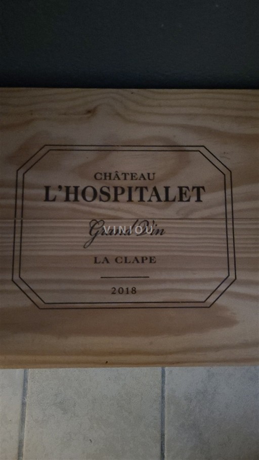 Languedoc La Clape Château L'Hospitalet Grand Vin 2018