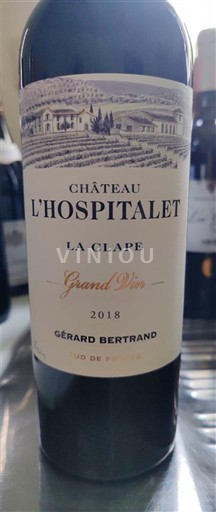 Languedoc La Clape Château L'Hospitalet Grand Vin 2018