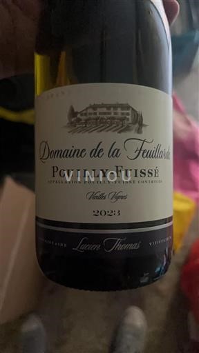 Burgund Pouilly-fuissé Domaine La Feuillarde Vieilles Vignes 2023