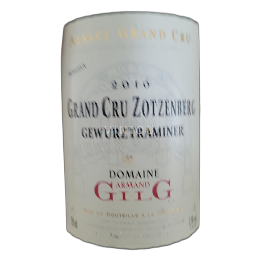Alsace Ospecificerad Domaine Armand Gilg Grand Cru Zotzenberg 2016