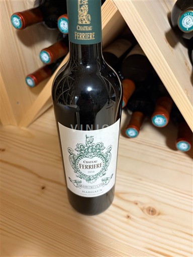 Bordeaux Margaux Grand Cru Château Ferrière 2016