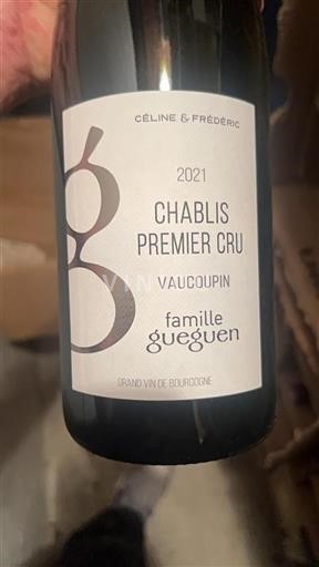 Borgoña Chablis Premier Cru Premier Cru Famille Gueguen Vaucoupin 2021
