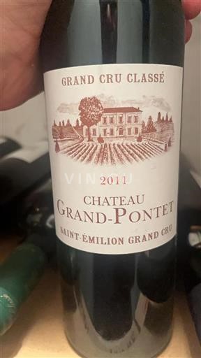 Bordeaux Saint-Émilion Grand Cru Château Grand-Pontet 2011