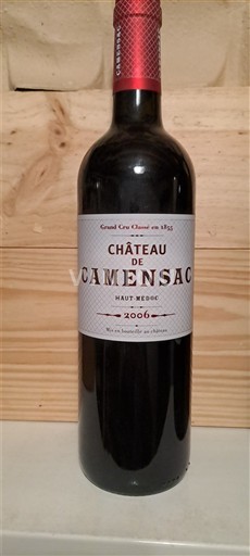 Bordeaux Haut-Médoc Grand Cru Château Camensac 2006