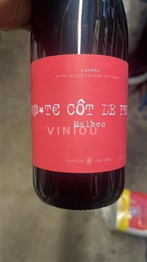 Sud-Ovest Cahors Fabien Jouves Haute Côt(e) de Fruit Senza annata
