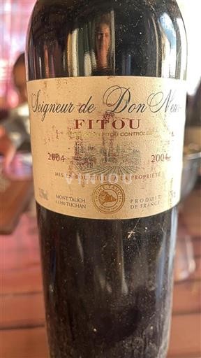 Languedoc Fitou Mont Tauch Seigneur de Don Ne 2004