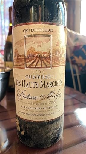 Bordeaux Listrac-Médoc Château Les Hauts Marciaux 1990