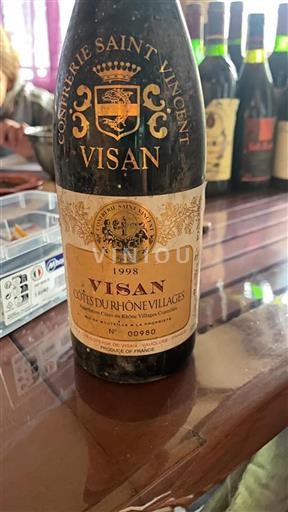Rhônetal Côtes-du-Rhône-Dörfer Confrérie Saint Vincent 1998