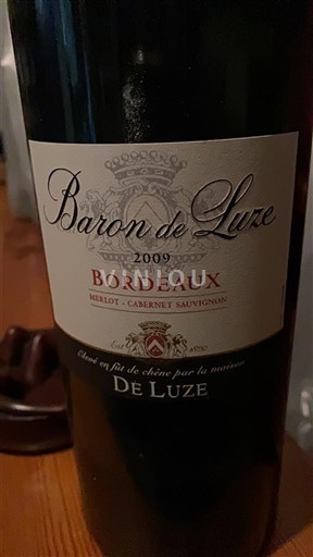 Bordeaux Luze Baron de Luze 2009