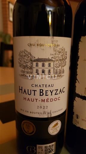 Bordéus Haut-Médoc Cru Bourgeois Château Beyzac 2022