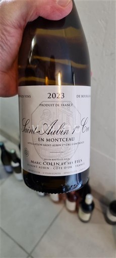 Bourgogne Thánh Aubin Premier Cru Marc Colin et ses Fils En Montceau 2023