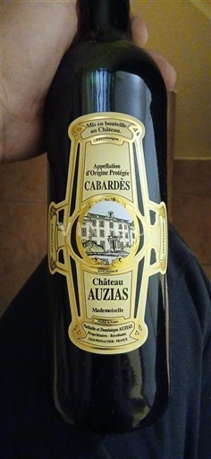 Languedoc Cabardès Château Auzias Mademoiselle Không niên vụ