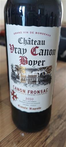 Bordeaux Canon-Fronsac Château Vray Canon Boyer Royale 2020
