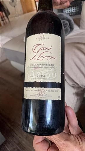 Bordeaux Bordeaux Supérieur Grand Lavergne 2002