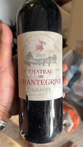 Bordeaux Graves Château Chantegrive 2007