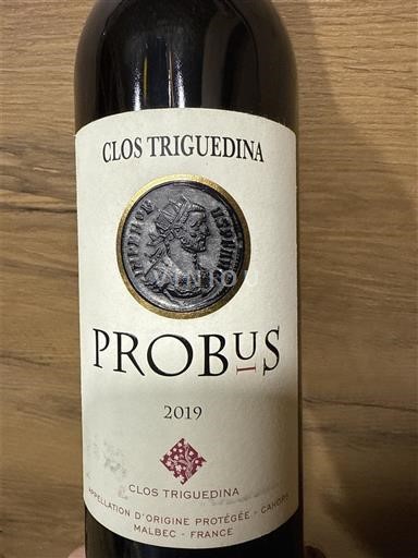 Sud-Ouest Cahors Clos Triguedina Probus 2019
