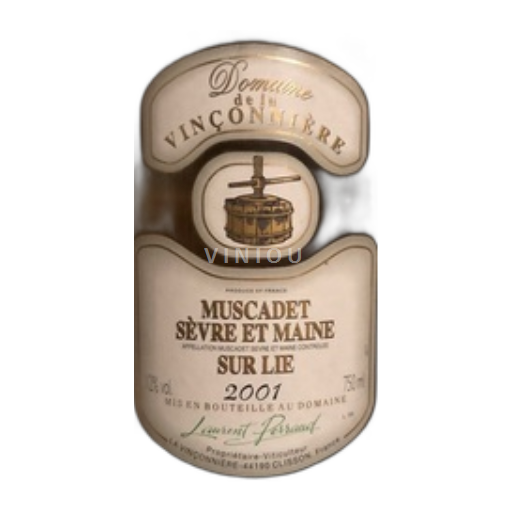 Loiretal Muscadet-Sèvre-et-Maine Domaine La Vinçonnière Sur Lie 2001