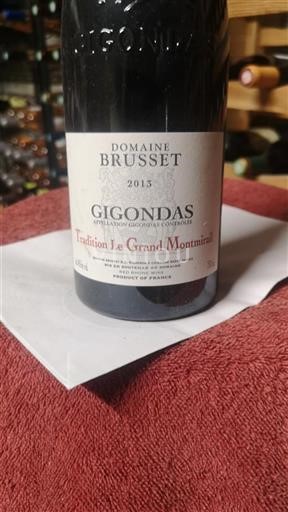 Valle del Ródano Gigondas Domaine Brusset Tradition Le Grand Montmirail 2013