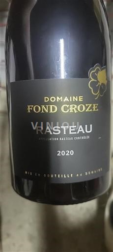 Rona dolina Rasteau Domaine Fond Croze 2020