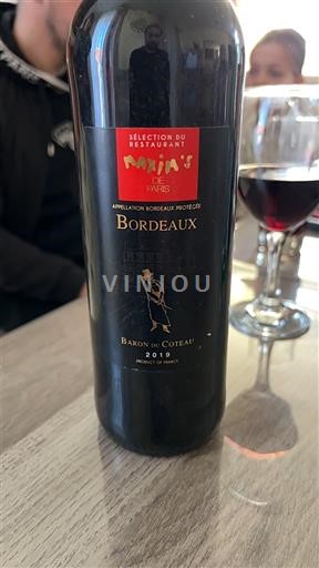 Бордо Baron du Coteau 2019