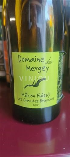 Borgogna Mâcon e Mâcon-Villages Domaine Des Mergey Les Grandes Bruyères 2018