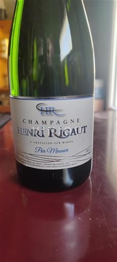 Champagne Henri Rigaut Pur Meunier Icke årgångsbetecknad