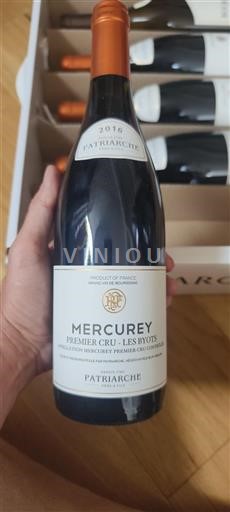 Burgund Mercurey Premier Cru Patriarche Les Byots 2016