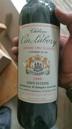 Burdeos Saint-Estèphe Grand Cru Château Cos Labory 1999