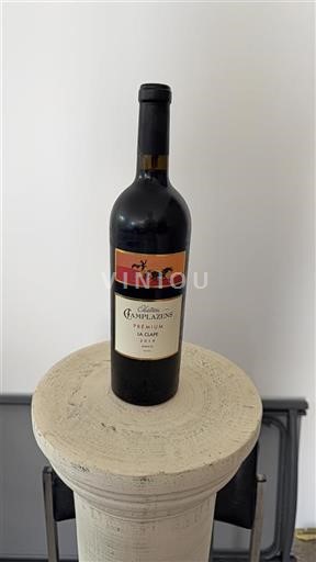 Vin Rouge sec Prémium Château Camplazens 2019 France Languedoc La Clape AOC