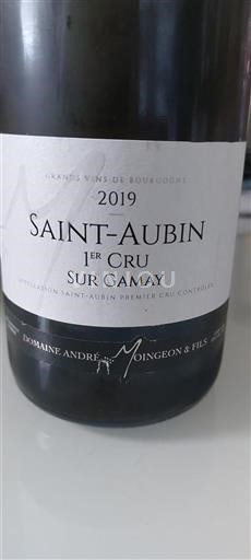 Burgundsko Nespecifikováno Premier Cru Domaine André Moingeon & Fils Sur Gamay 2019