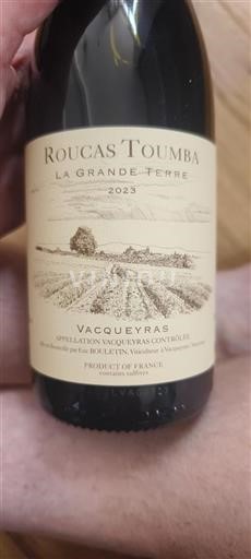 Thung lũng Rhône Vacqueyras Roucas Toumba La Grande Terre 2023