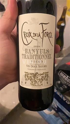 Rosellón Banyuls Croix de la Force Banyuls Traditionnel Vieux 2018