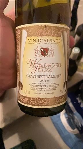 Alsace Grand Cru Waldvogel-Peluzzi 2018