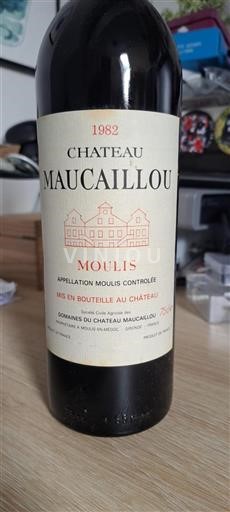 Bordeaux Ospecificerad Château Maucaillou 1982