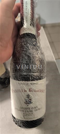 Rhônedalen Châteauneuf-du-Pape Château Beaucastel 2015