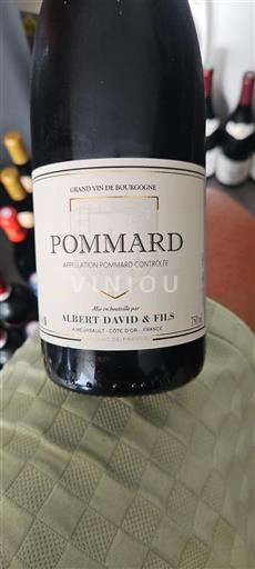 Burgundi Pommard Albert David & Fils 2023