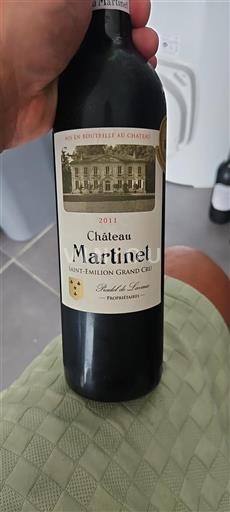 Bordeaux Saint-Émilion Grand Cru Château Martinet 2011