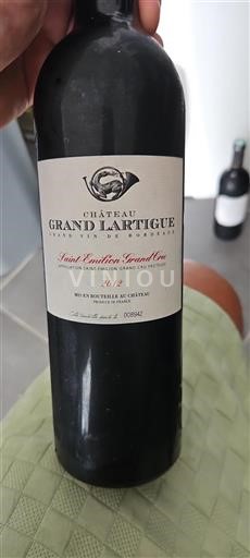 Bordeaux Saint-Émilion Grand Cru Grand Cru Château Grand Lartigue 2012