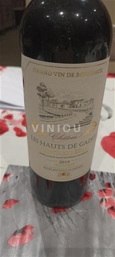 Bordeaux Saint-Estèphe Château Les Hauts de Gadet 2019